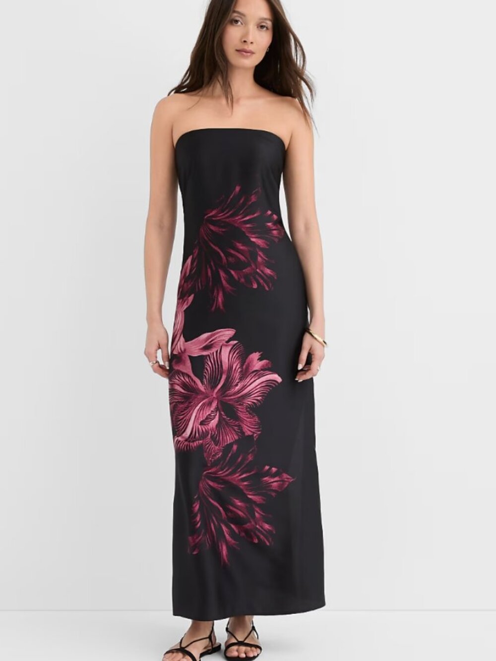NWT Lily Strapless Maxi Dress - LOFT